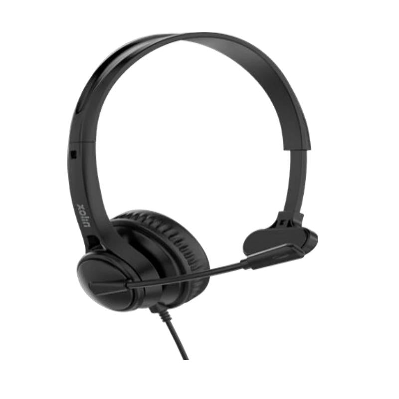 Auscultadores Nilox Mono-Auric. com micrófono USB-C+Adapt USB-A