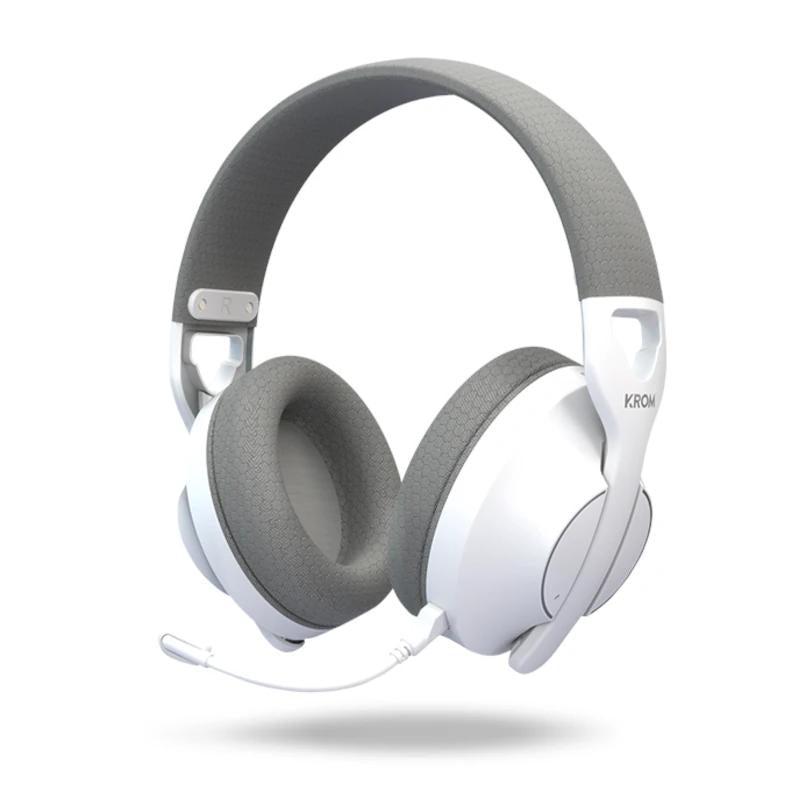 KROM PHASE Auricular de jogos Sem Fios Branco