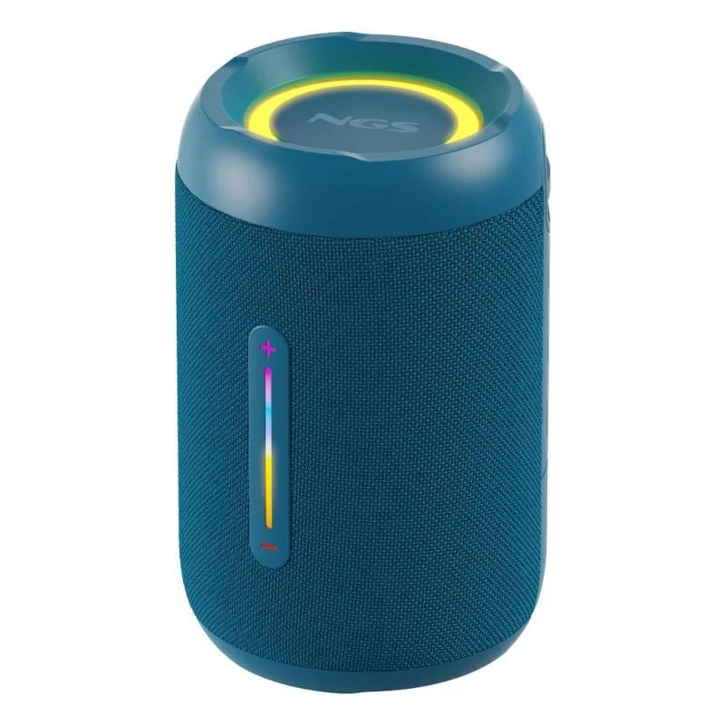 Coluna NGS Furia 2 azul BT Rgb IPX7 - imagem 2