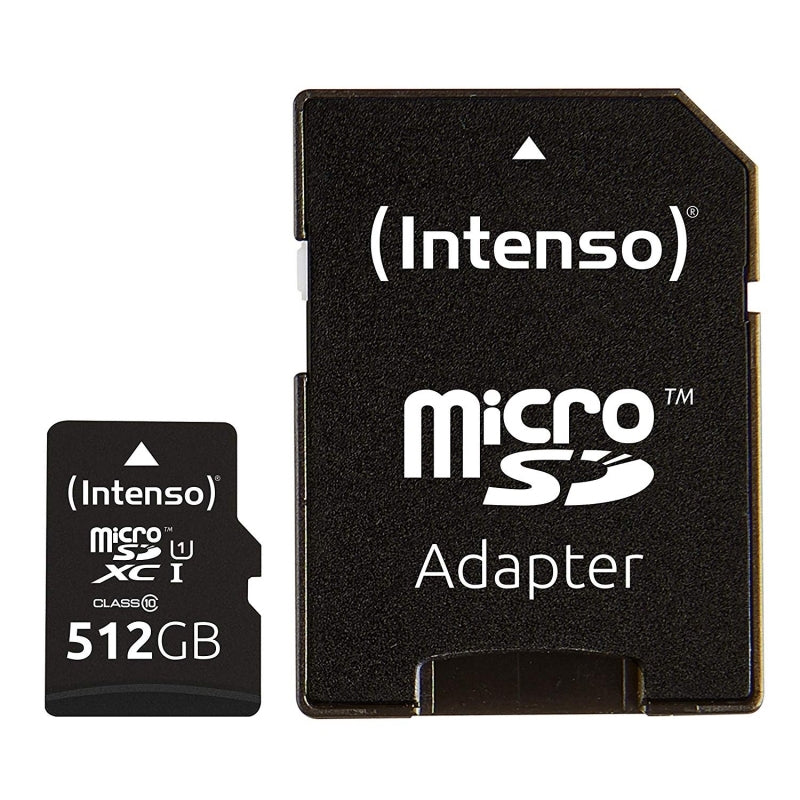 Cartão de Memória Intenso 3423493 Micro SD UHS-I Premium 512G c/adap
