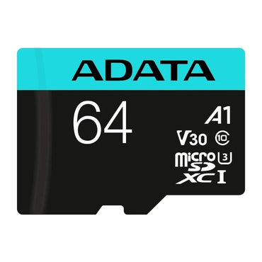 Cartão de Memória ADATA microSDXC/SDHC UHS-I U3 64GB c/adapt - imagem 2