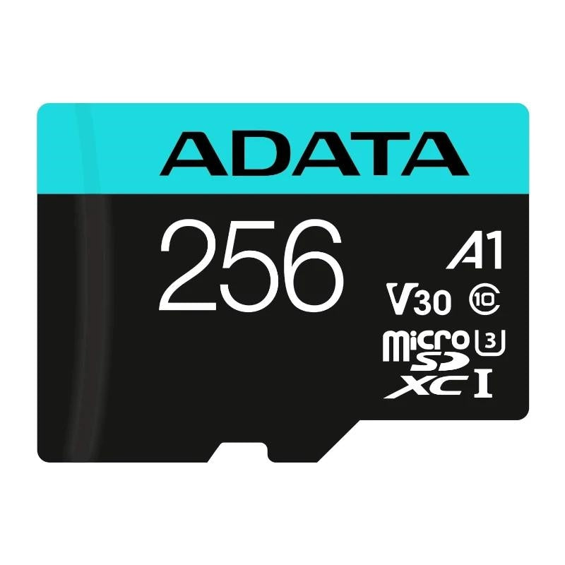 Cartão de Memória ADATA microSDXC/SDHC UHS-I U3 256GB c/adapt - imagem 2
