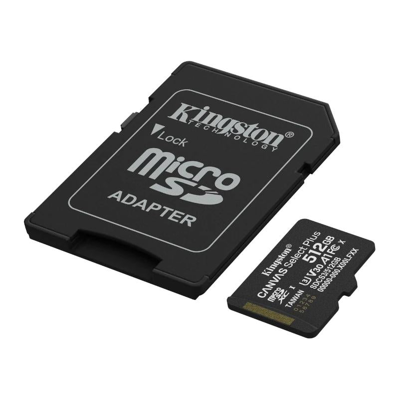 Cartão de Memória Kingston SDCS3/512GB microSDXC Gen3 150MB/s A1 - imagem 3