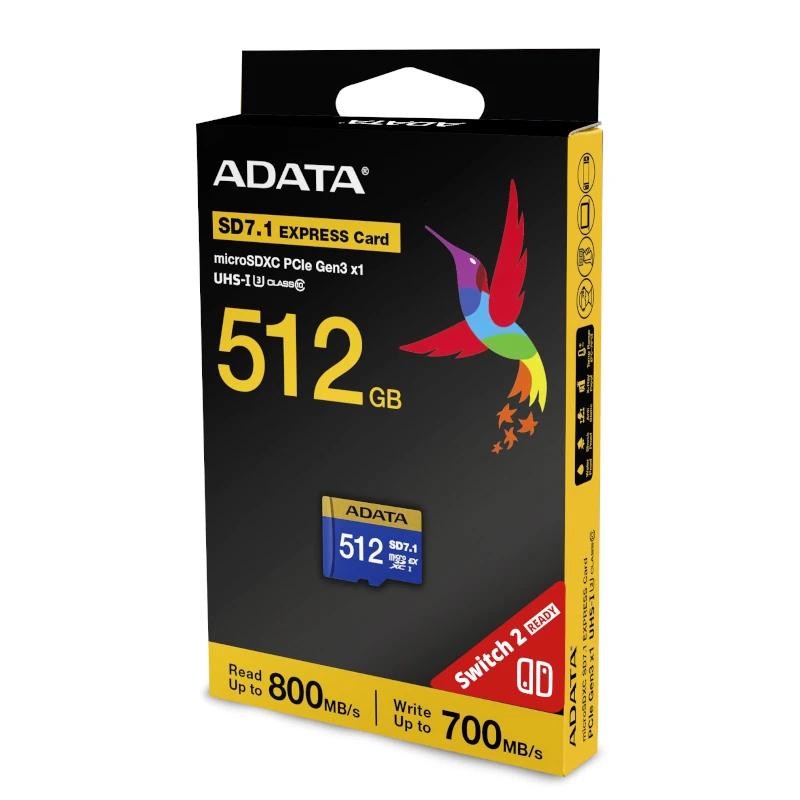 Cartão de Memória ADATA Extreme microSDXC 512GB SD7.1 Gen3x1 Switch2 - imagem 6