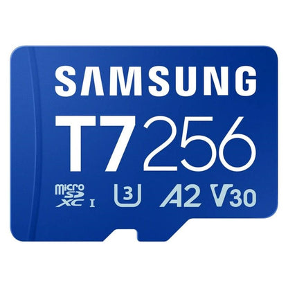 Cartão de Memória Samsung Micro SDXC T7 256GB clase10 U3 V30 A2 - imagem 2