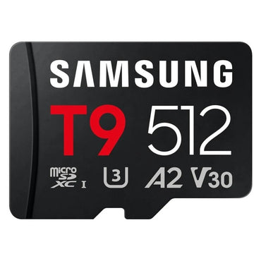 Cartão de Memória Samsung Micro SDXC T9 512GB clase10 U3 V30 A2 c/a - imagem 2