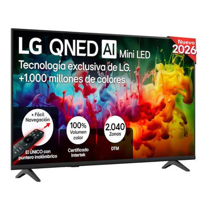 Televisão LG 65QNED70B6C TV 65" UHD QNED MINILED A7 WEBOS26 - imagem 2