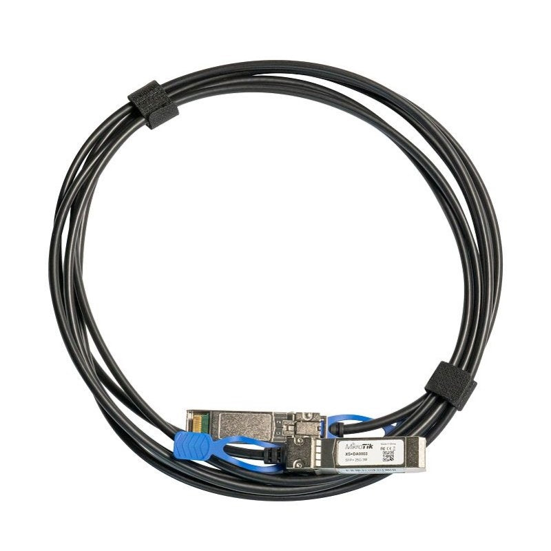 Módulo SFP MikroTik XS+DA0003 Cabo SF/SFP+SFP28 Stacking 3M