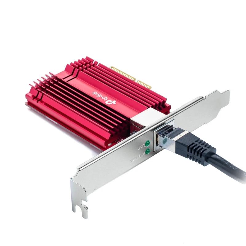 Adaptador TP-Link TX401 vermelho PCIe 10Gb - imagem 8