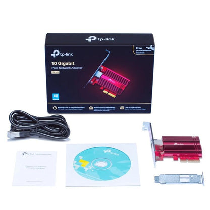 Adaptador TP-Link TX401 vermelho PCIe 10Gb - imagem 9