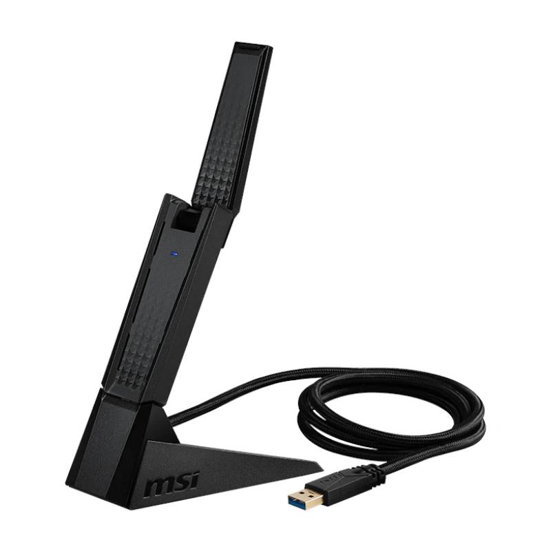 Adaptador de Rede MSI GUAXE54 AXE5400 WiFi6E USB Adaptador - imagem 4