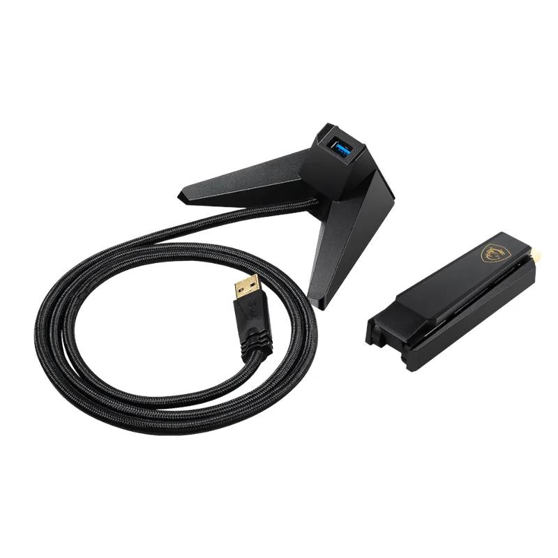 Adaptador de Rede MSI GUAXE54 AXE5400 WiFi6E USB Adaptador - imagem 5