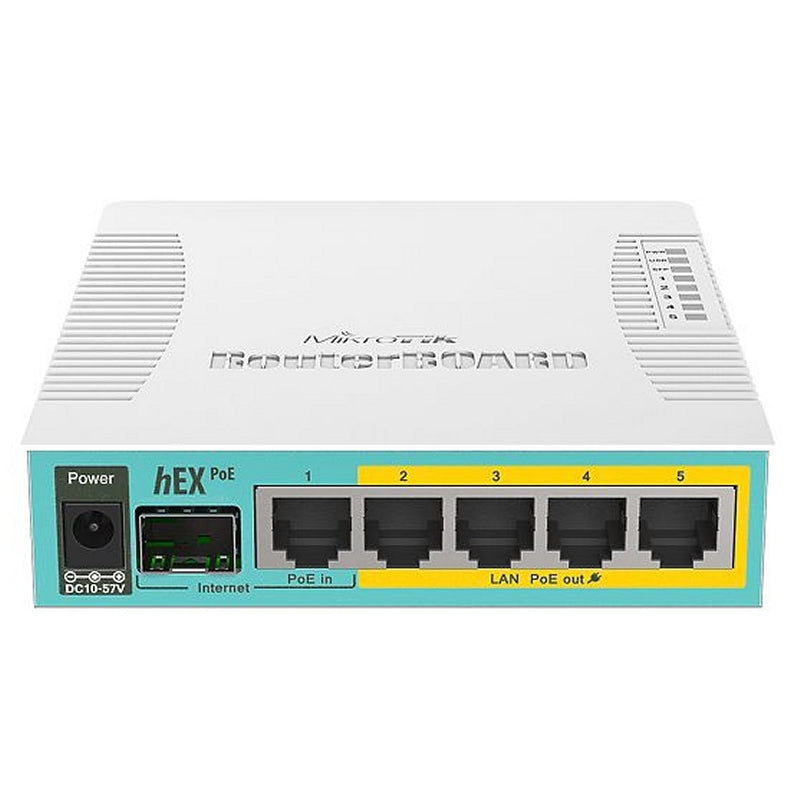 Router MikroTik RB960PGS hEX PoE 5xGB 1xSFP L4 - imagem 2