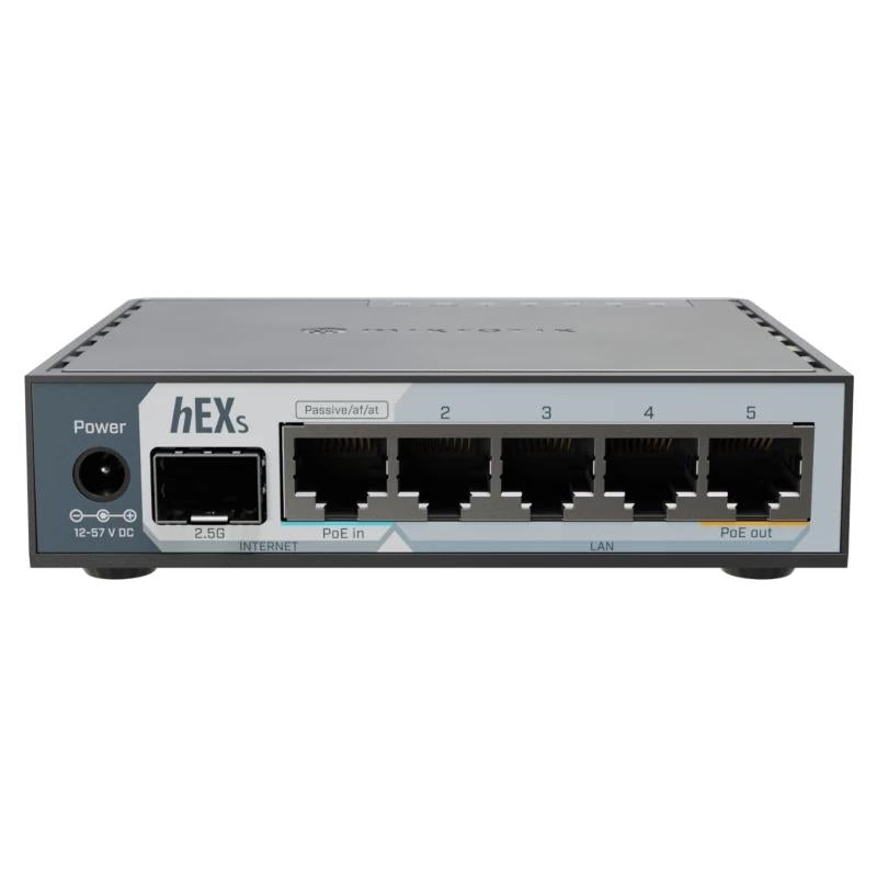 Router Mikrotik E60iUGS hEX 5xGbE PoE-I/O 1x2.5SFP