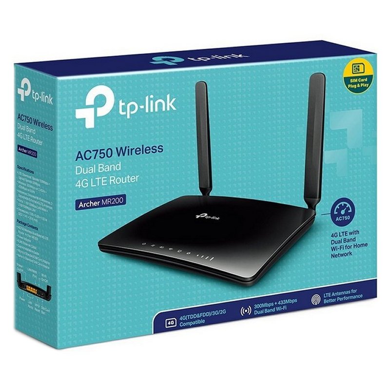 Router TP-LINK Archer MR200 4G WiFi AC750 - imagem 3