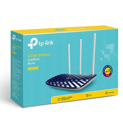 Router TP-Link Archer C20 WiFi AC750 1xWAN 4xLAN - imagem 8