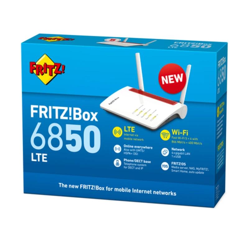 Router FRITZ!Box 6850 4G Edition International - imagem 4