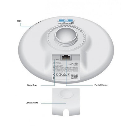 Ponto de Acesso Ubiquiti NanoBeam M NBE-M5-16 5GHz 16dBi - imagem 2
