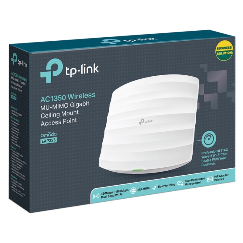 Ponto de Acesso TP-LINK EAP225 Punto Acceso AC1350 Dual Band PoE - imagem 5