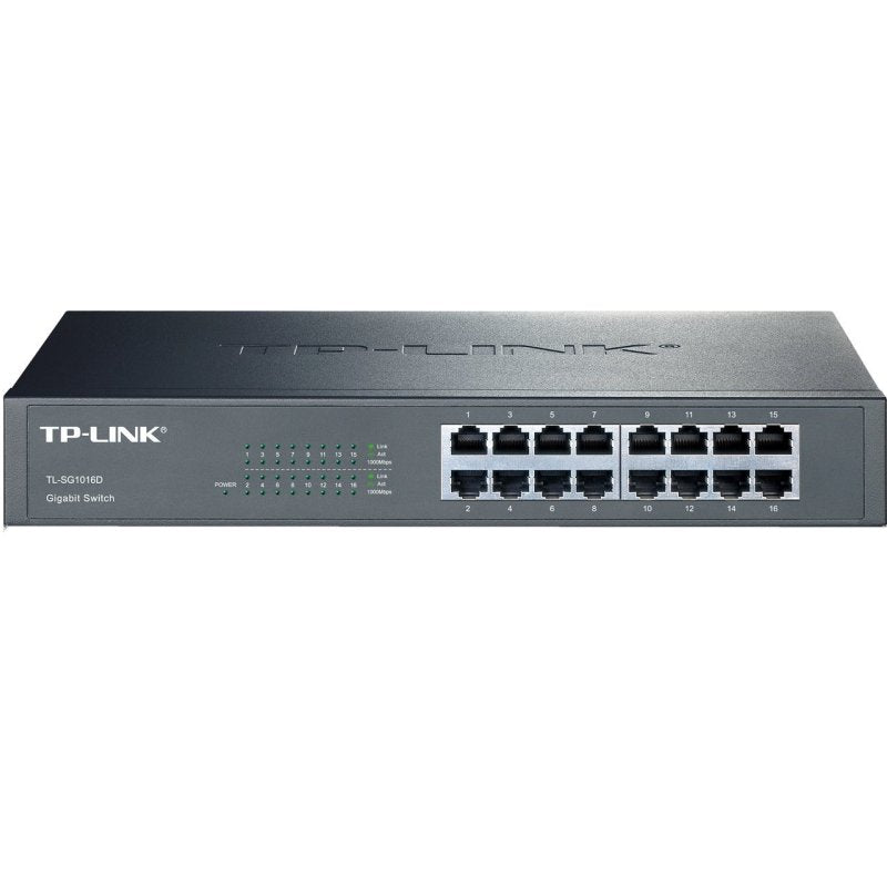 Bastidor TP-LINK TL-SG1016D Switch 16xGB - imagem 3