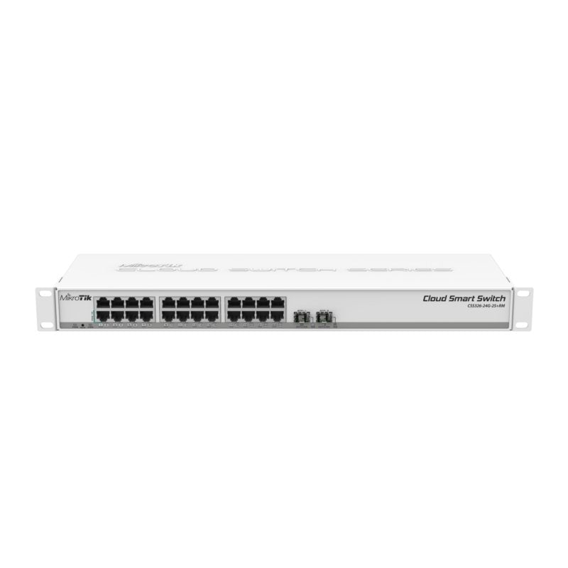 Bastidor MikroTik CSS326-24G-2S+RM Switch 24xGB 2xSFP+