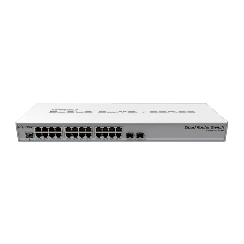 Bastidor MikroTik CRS326-24G-2S+RM Switch 24xGB 2xSFP+ L5