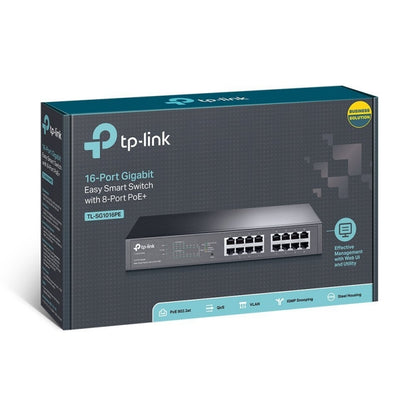Switch de Rede TP-LINK TL-SG1016PE 16xGB PoE+ - imagem 3