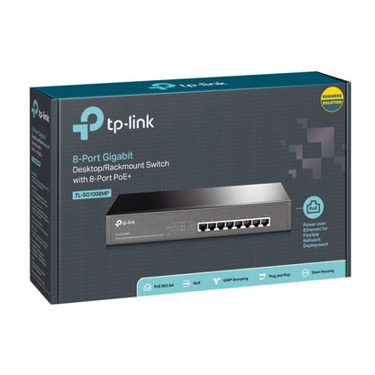 Switch de Rede TP-LINK TL-SG1008MP 8xGB PoE+ - imagem 5