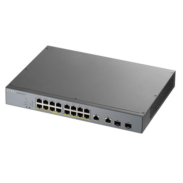 Switch de Rede ZyXEL GS1350-18HP 16xGB PoE 2xSFP 250W - imagem 2
