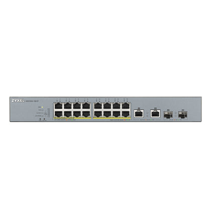 Switch de Rede ZyXEL GS1350-18HP 16xGB PoE 2xSFP 250W - imagem 3