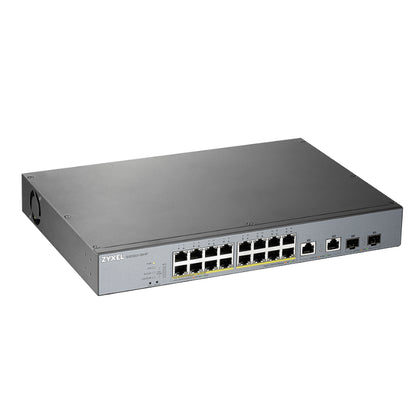 Switch de Rede ZyXEL GS1350-18HP 16xGB PoE 2xSFP 250W - imagem 5