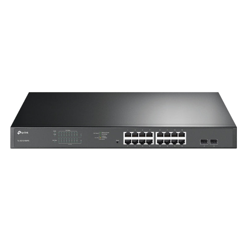 Switch de Rede TP-LINK SG1218MPE 16xGB PoE+ 2xSFP - imagem 2