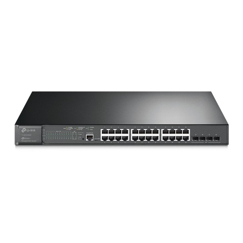 Switch de Rede TP-Link SG3428MP 24xGB PoE L2 4xSFP Rack - imagem 2