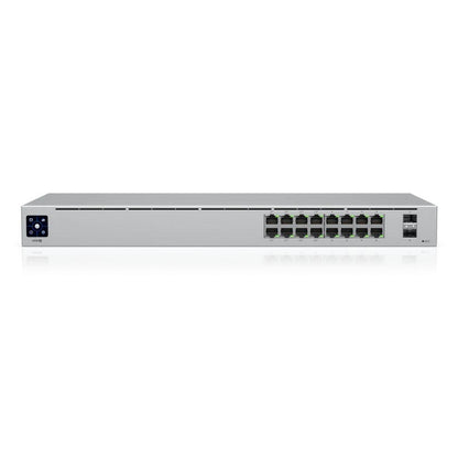 Switch de Rede Ubiquiti USW-16-POE UniFi 16xGb 2xGb SFP