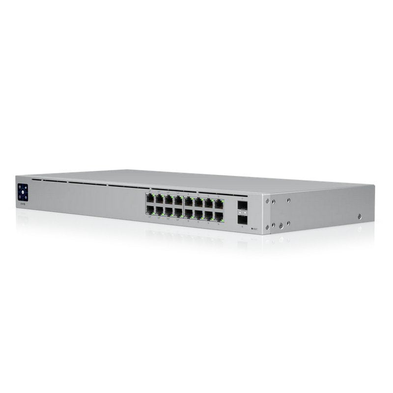 Switch de Rede Ubiquiti USW-16-POE UniFi 16xGb 2xGb SFP - imagem 2