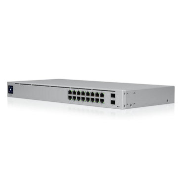 Switch de Rede Ubiquiti USW-16-POE UniFi 16xGb 2xGb SFP - imagem 2