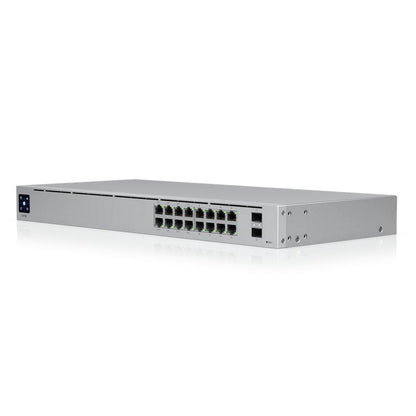 Switch de Rede Ubiquiti USW-16-POE UniFi 16xGb 2xGb SFP - imagem 2