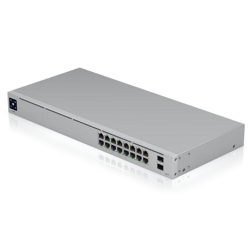 Switch de Rede Ubiquiti USW-16-POE UniFi 16xGb 2xGb SFP - imagem 3