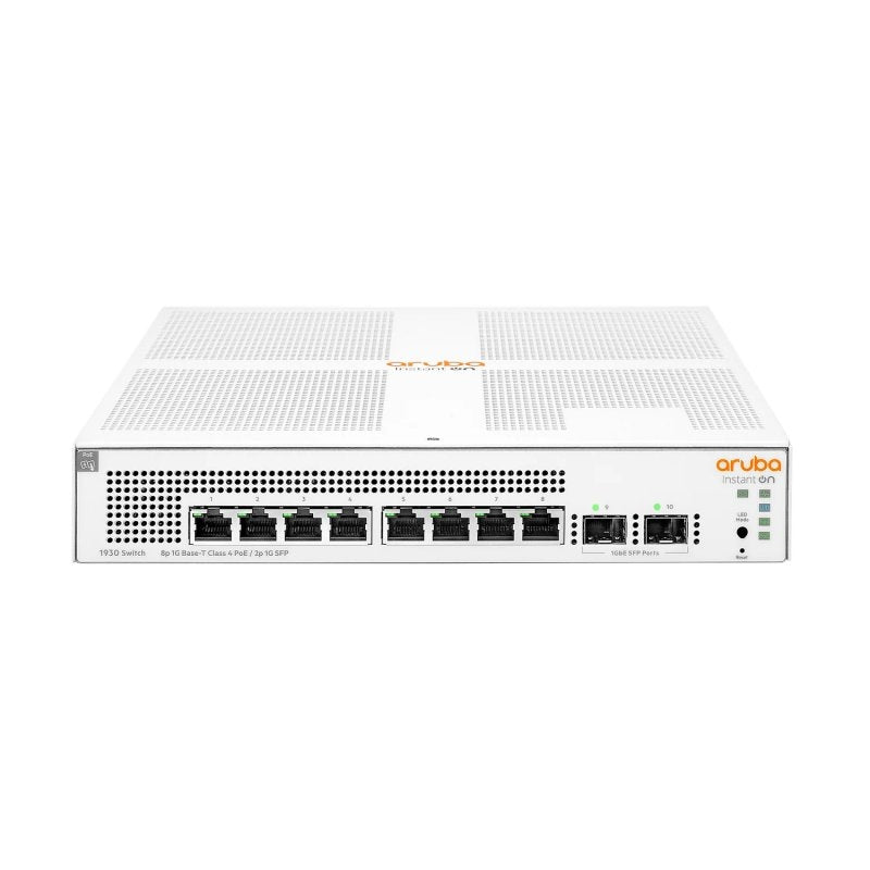 Switch de Rede HPE NW IOn 1930 8xGbE PoE 2SFP 124W