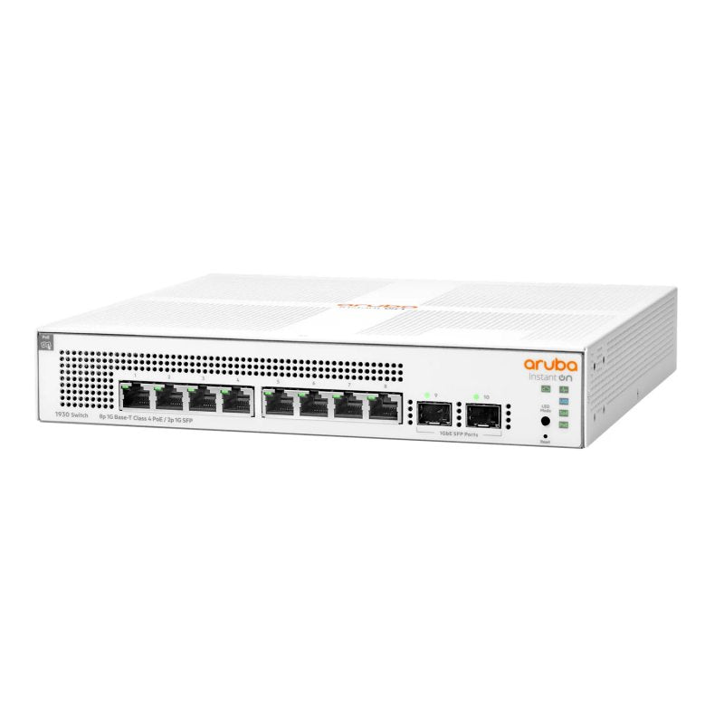 Switch de Rede HPE NW IOn 1930 8xGbE PoE 2SFP 124W - imagem 2
