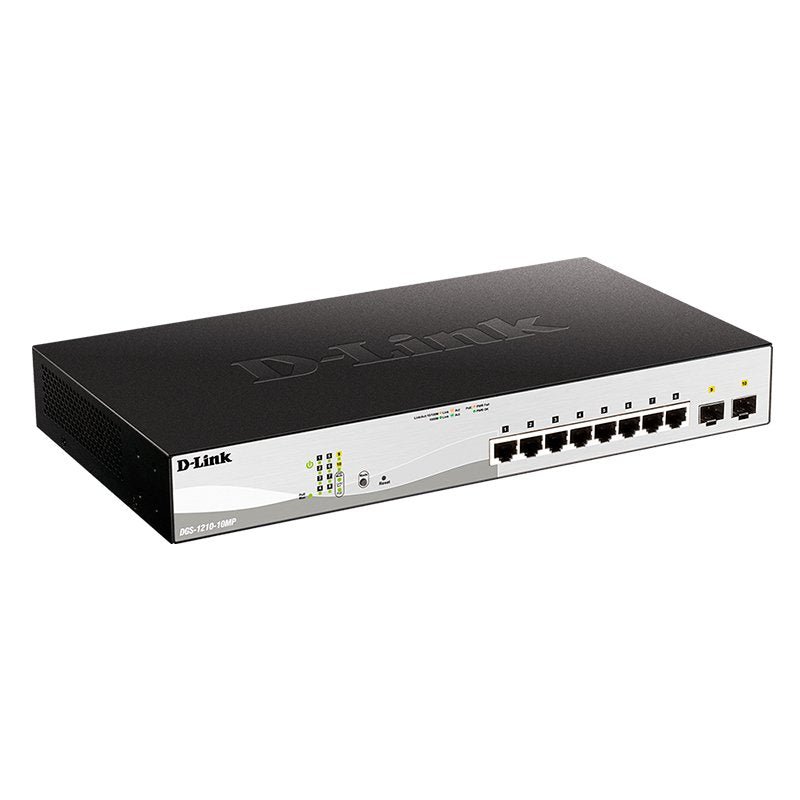 Switch de Rede D-Link DGS-1210-10MP/E 10Gb PoE+ 2xSFP 130W - imagem 3