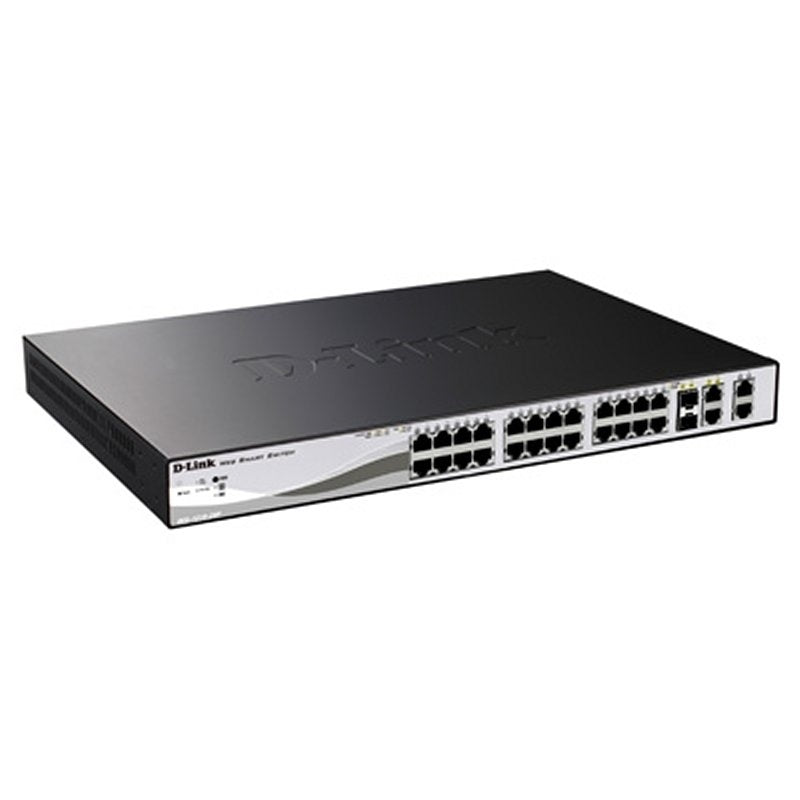 Switch de Rede D-Link DGS-1210-28P/E 24xGb PoE 4xSFP Combo - imagem 2