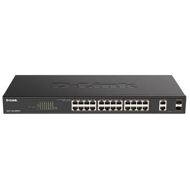 Bastidor D-Link DGS-1100-26MPV2/E Switch 24xPoE+ 2xSFP Comb - imagem 2