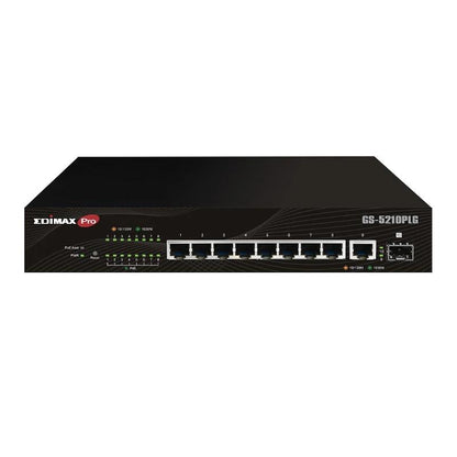 Switch de Rede Edimax GS-5210PLG 10xGbE LR PoE+ (1xSFP)