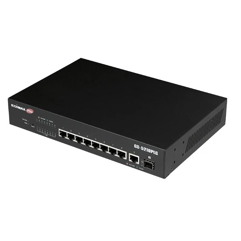 Switch de Rede Edimax GS-5210PLG 10xGbE LR PoE+ (1xSFP) - imagem 3