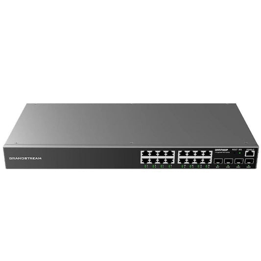 Switch de Rede Grandstream GWN7802P 16xGbE PoE 4xSFP 240W