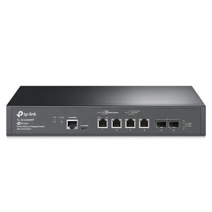 Switch de Rede TP-Link SX3206HPP 4x10G PoE++ 2x10Gb SFP - imagem 6