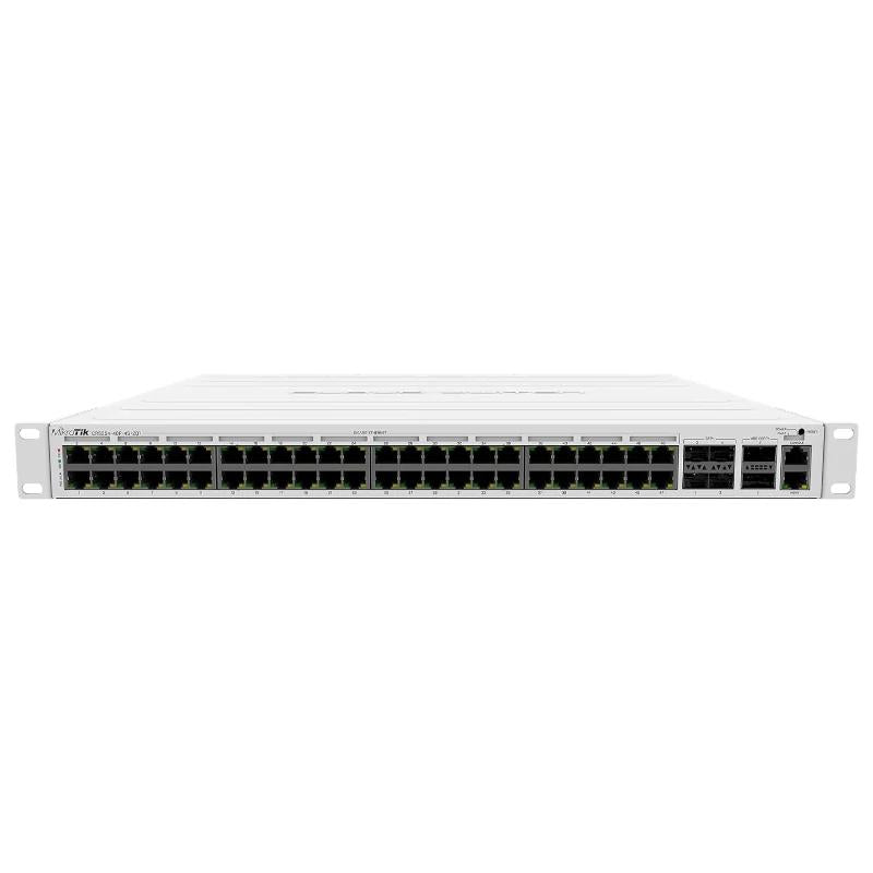 Bastidor MikroTik CRS354-48P-4S+2Q+RM Switch 48xGbE 4xSFP+ - imagem 3