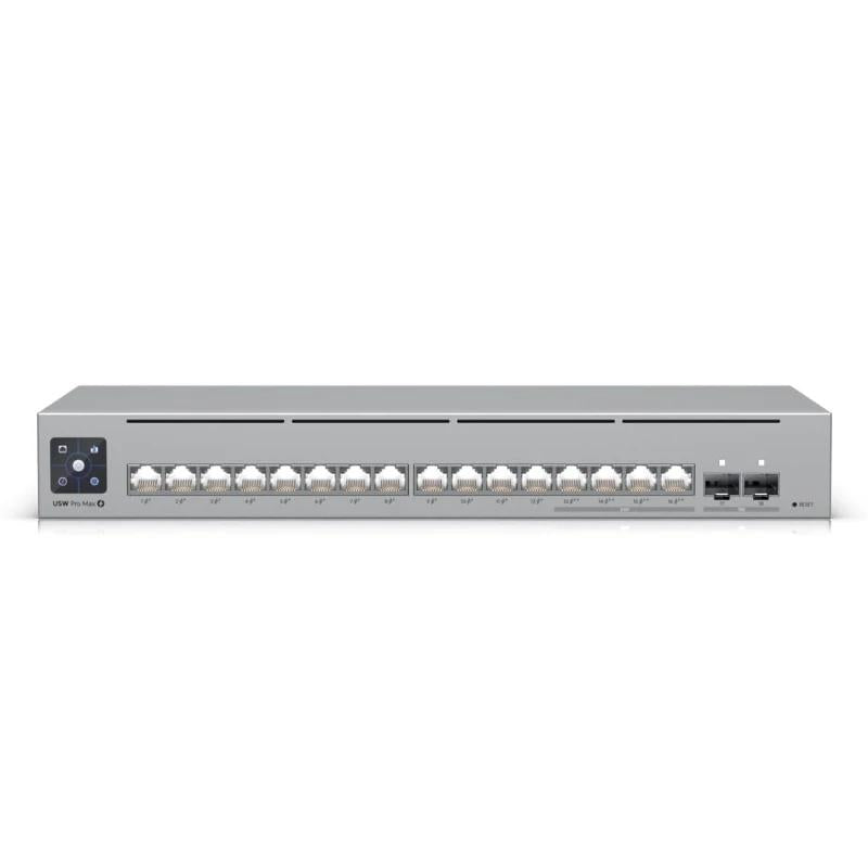 Switch de Rede Ubiquiti USW-Pro-Max-16-PoE L3 4x2GbE PoE++ - imagem 2