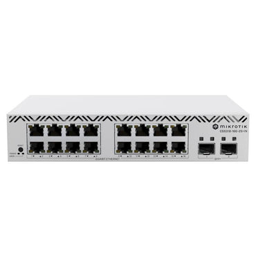 Bastidor MikroTik CSS318-16G-2S+IN Switch 16xGbE 2xSFP+ - imagem 2